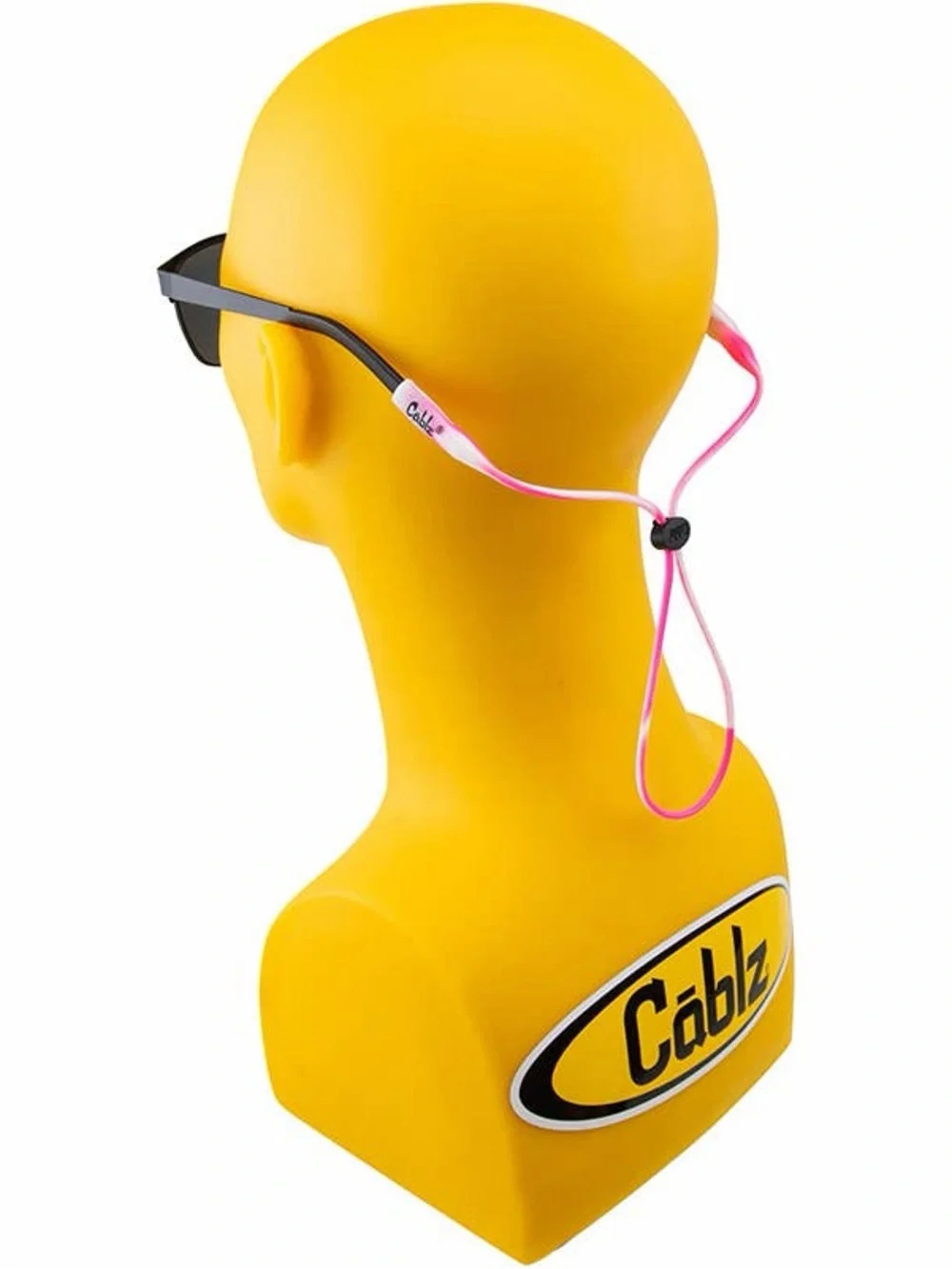 Cablz - Silicone.  Made from 100% Silicone!-SiliconePink/Wht: Pink & White / 16